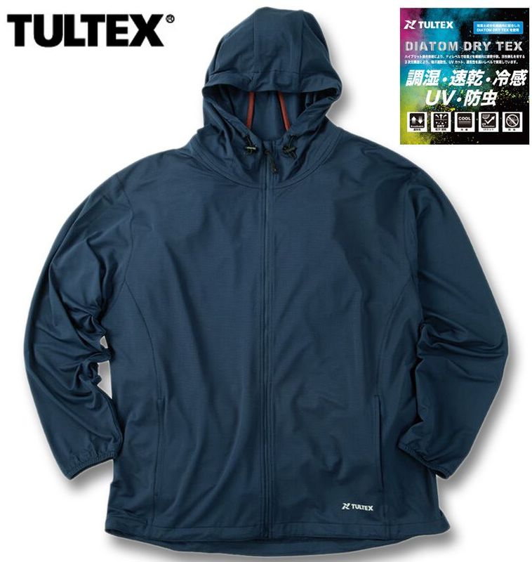 希少短丈 USA製 80s TULTEX フルジップパーカー ネイビーXL 90s 90年代 タルテックス フーディ 紺 ネイビー アメリカ製