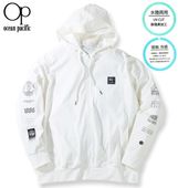 �礭�������� OCEAN PACIFIC �ܿ��䴶 ���ȥ�å� UV Ĺµ �ե른�åץѡ����� ��å��奬���� �ۥ磻�� 3L 4L 5L 6L ����̵��