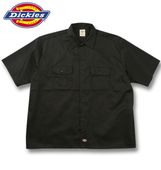 �礭�������� DICKIES 1574 ���ꥸ�ʥ� Ⱦµ �������� �֥�å� 3L 4L 5L ����̵��