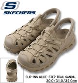 �礭�������� SKECHERS ������� SLIP-INS GLIDE-STEP TRAIL SANDAL ���� 30cm 31cm 32cm ����̵��