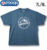 �礭�������� OUTDOOR PRODUCTS DRY ��å��� Ⱦµ T����� �֥롼���졼 7L 8L