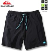 �礭�������� Quiksilver �����å�����С� SOLID VOLLEY 19NB ��Φξ�� ���硼�� �֥�å� 3L 4L 5L 6L ����̵��