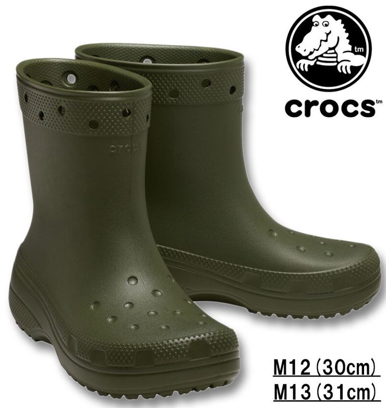 �礭�������� CROCS �����å��� �֡��� (CLASSIC BOOT) �����ߡ����꡼�� M12/30cm M13/31cm ����̵��
