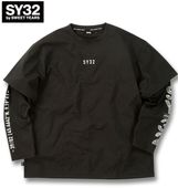 �礭�������� SY32 by SWEET YEARS �ե������쥤�䡼�� Ĺµ T����� �֥�å� 3L 4L 5L 6L ����̵��