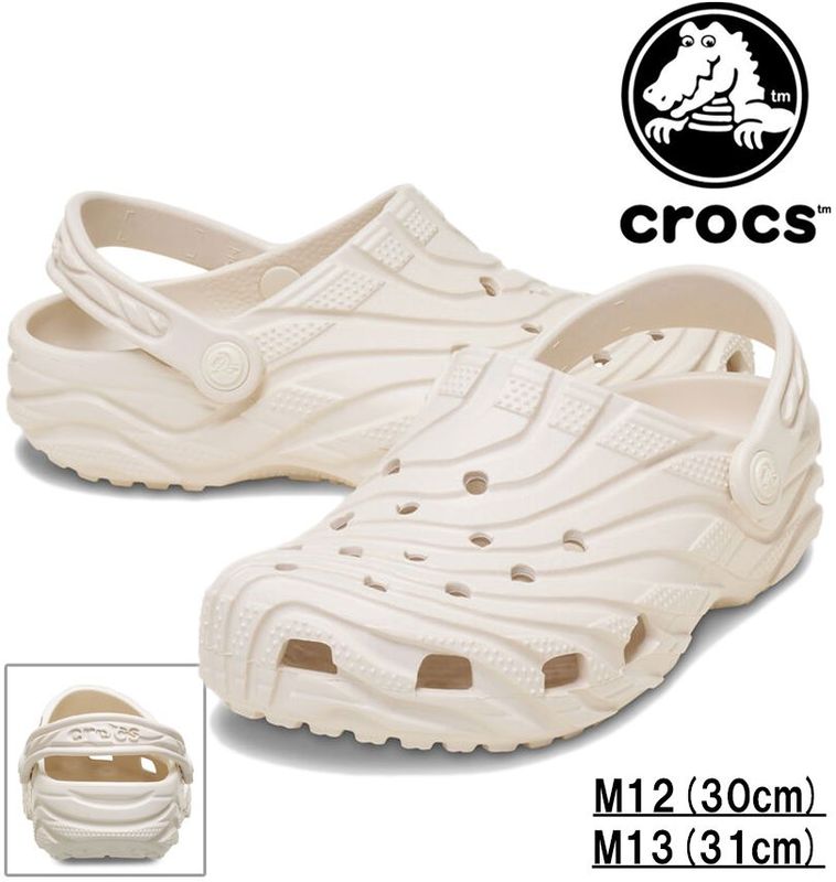 �礭�������� CROCS �����å��� ������� (CLASSIC EROSION CLOG) ���ߥåȥۥ磻�� M12/30cm M13/31cm ����̵��