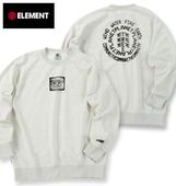 �礭�������� ELEMENT W KNIT DIGIT ���롼 �������å� �ȥ졼�ʡ� �ۥ磻�ȥإ��� 3L 4L 5L 6L ����̵��