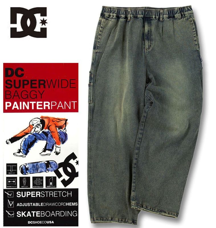 �礭�������� DCSHOES 26 WIDE BAGGY �ڥ��󥿡��ѥ�� �饤�ȥ���ǥ����ǥ˥�֥饦��ƥ���� 3L 4L 5L 6L ����̵��