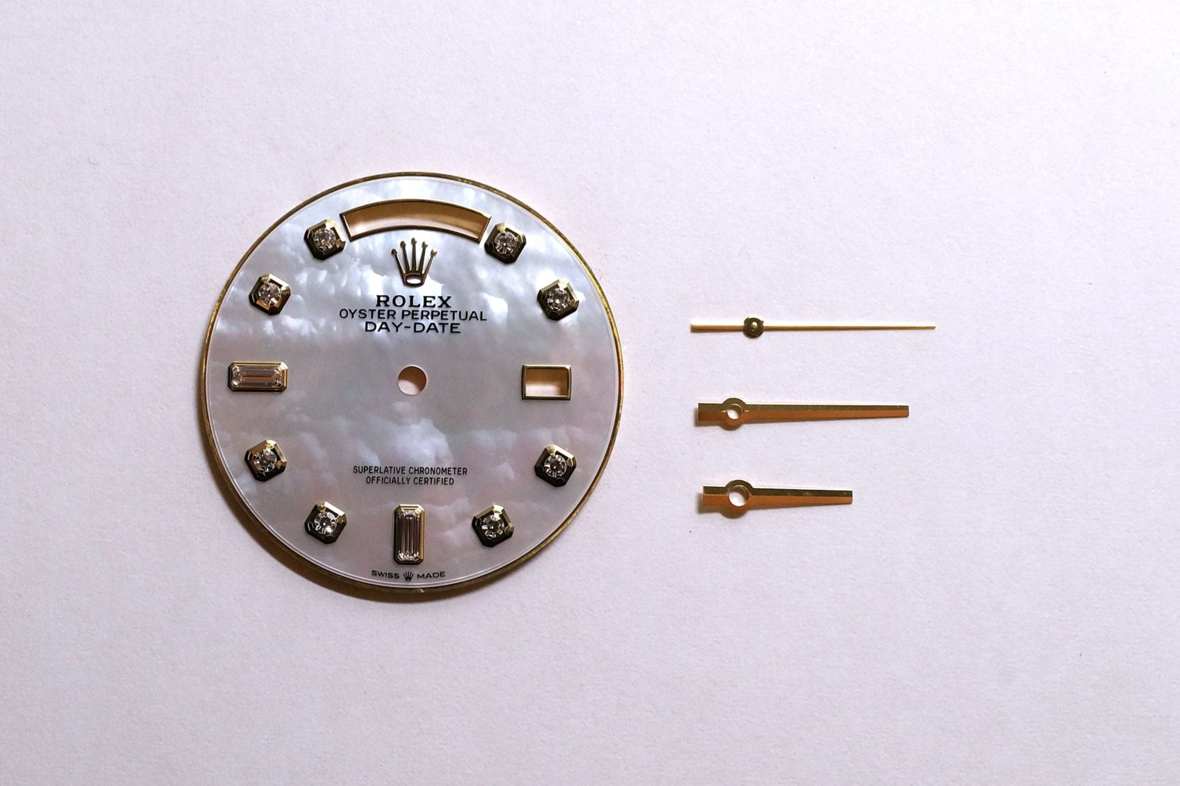 ROLEX 128238 シェルダイヤ DIAL+3針