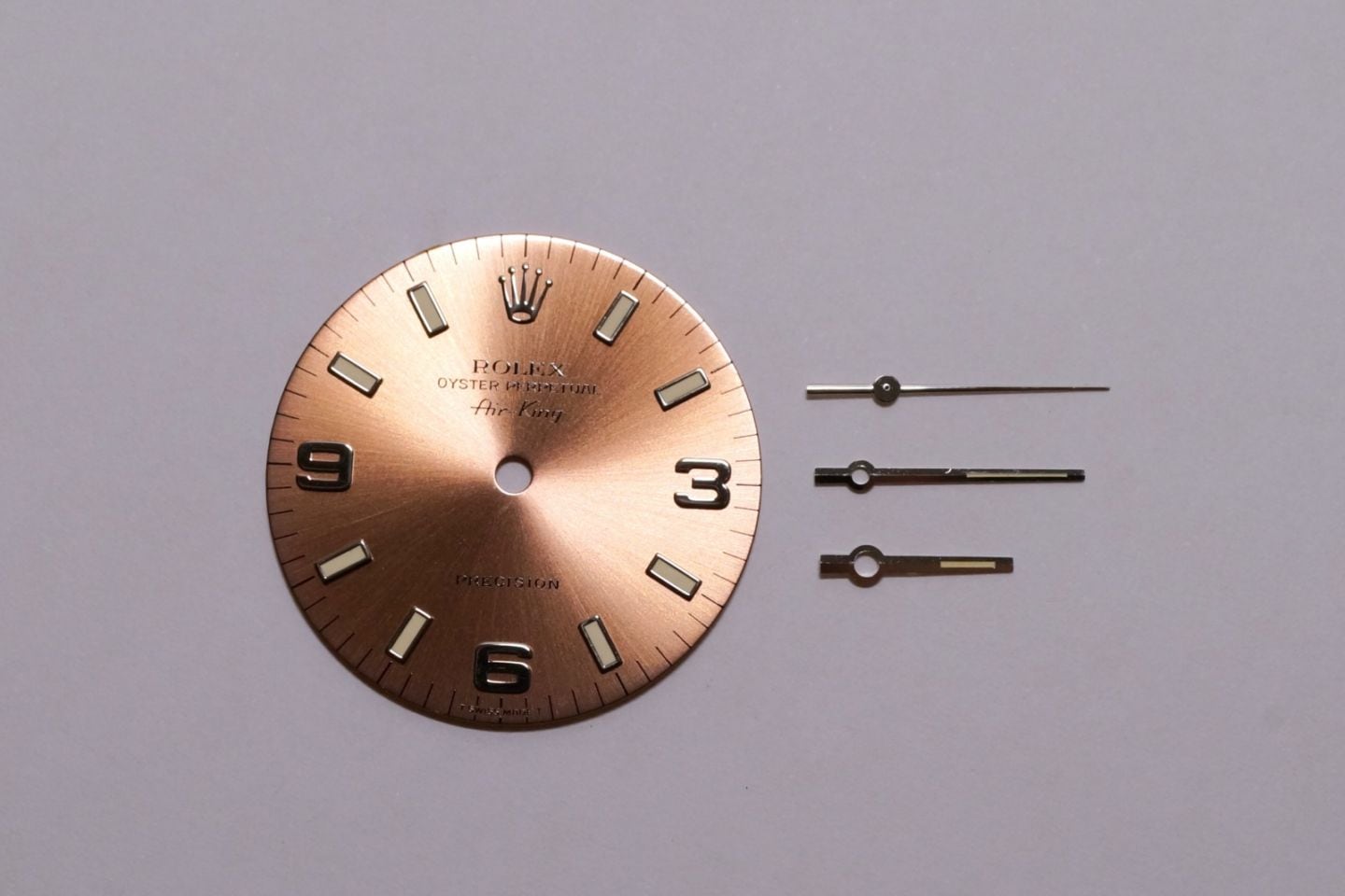 ROLEX AIR-KING PINK DIAL 14000用＋3針