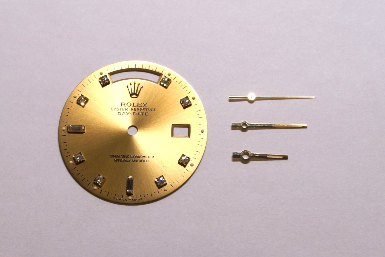 ROLEX DAYDATE DIAMOND SET 5桁用DIAL＋3針