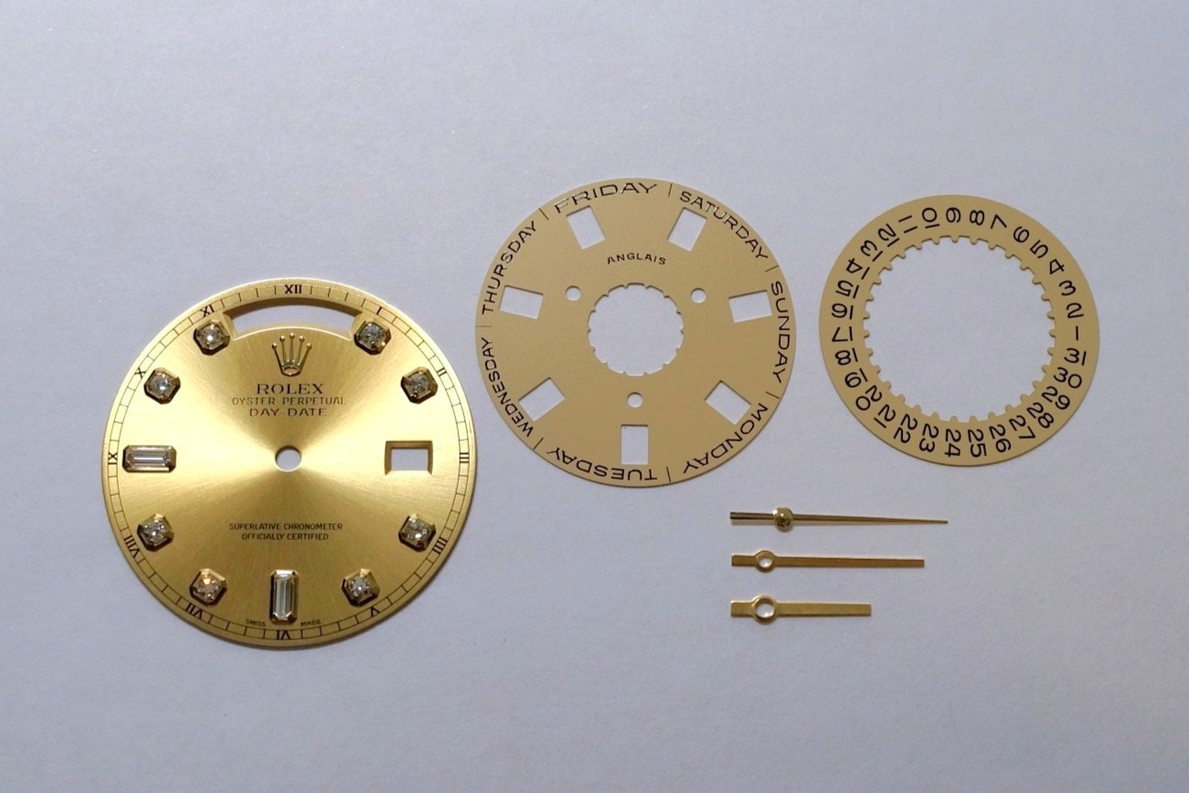 ROLEX DAYDATE 5桁用DIAL＋3針＋カレンダー
