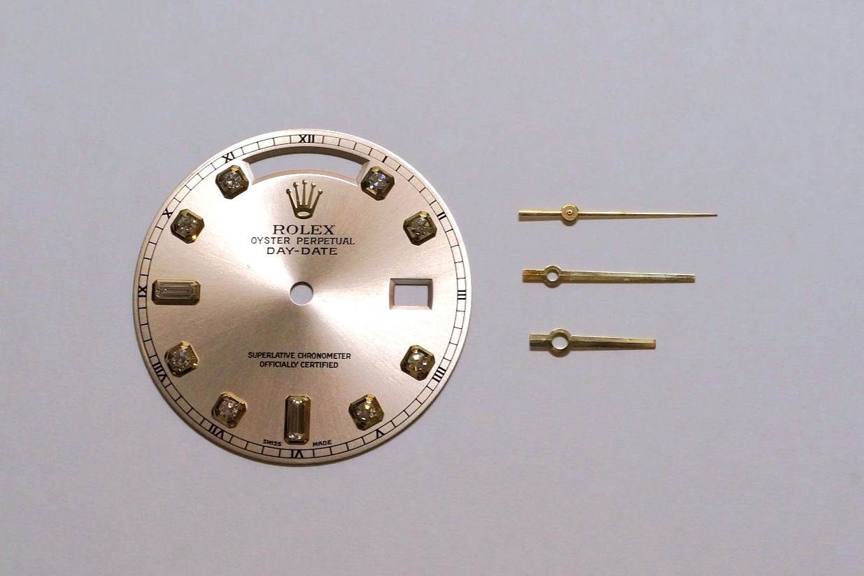 ROLEX DAYDATE DIAMOND SET 5桁用DIAL＋3針