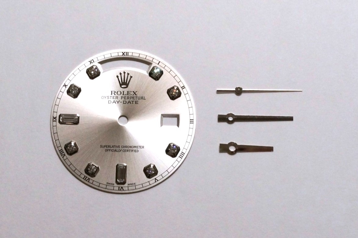 ROLEX DAYDATE DIAMOND SET 5桁用DIAL＋3針