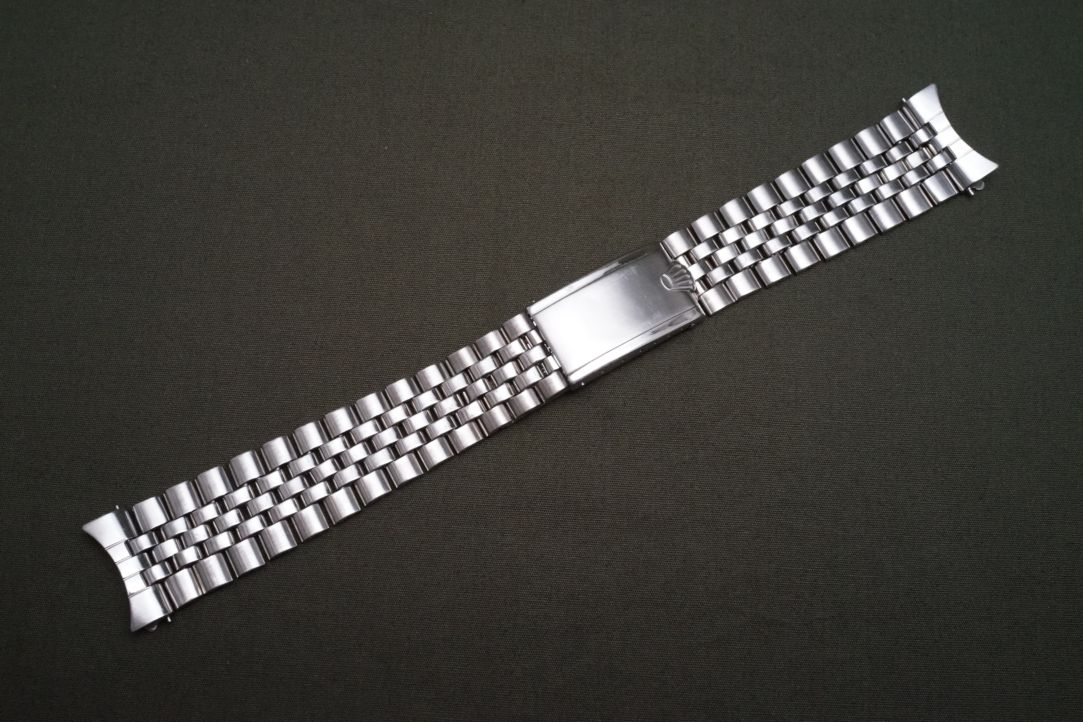 ROLEX SS SWISS BIG LOGO 20mm JUBILEE BRACELET FF55