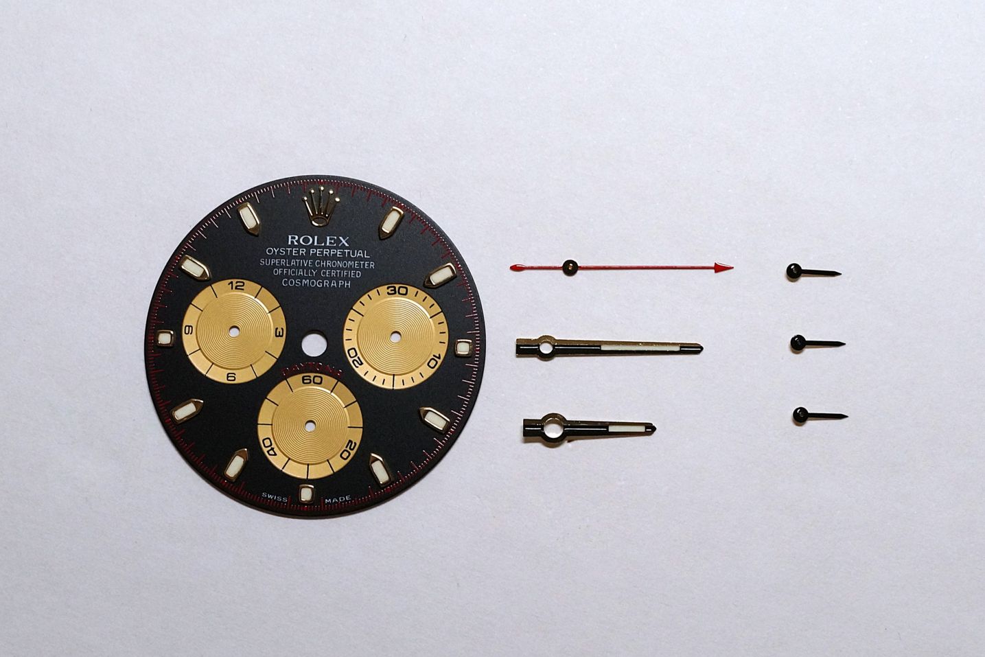 ROLEX 116528 DIAL＋長短針クロノ針、スモセコ3針付き