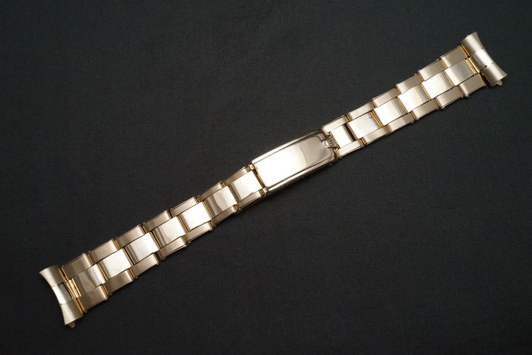ROLEX SS ENGLAND MADE 19mm 18KYG EXT BRACELET