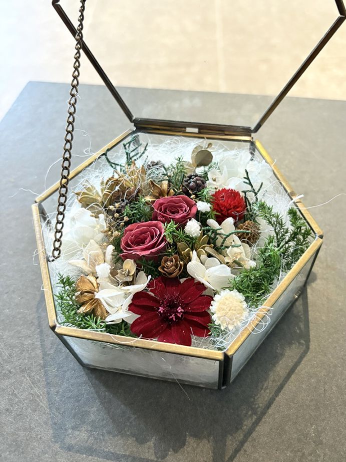 【大阪店オリジナル】Jardin hexagone レッド｜送料込み*