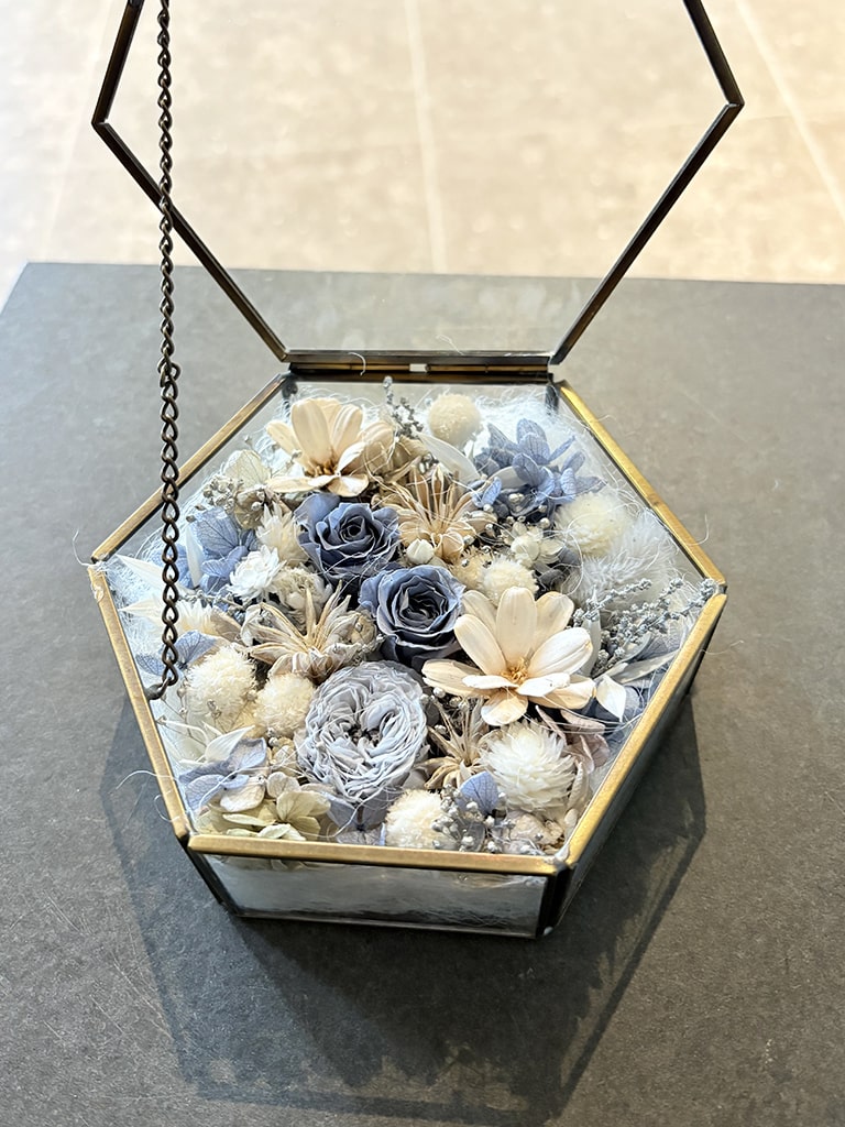 【大阪店オリジナル】Jardin hexagone ブルー｜送料込み*