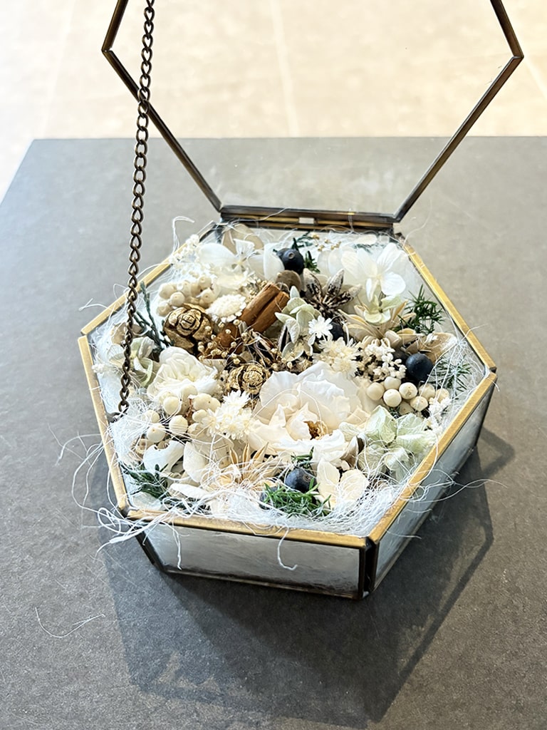 【大阪店オリジナル】Jardin hexagone ホワイト｜送料込み*