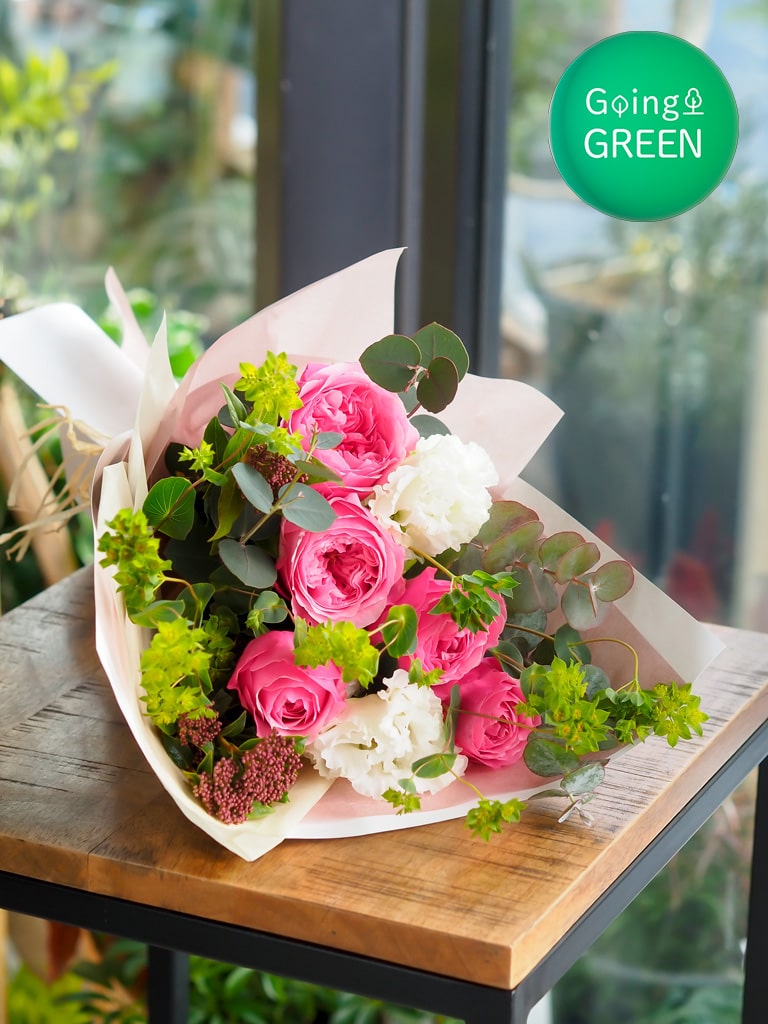 季節のブーケ -Pink Roses-