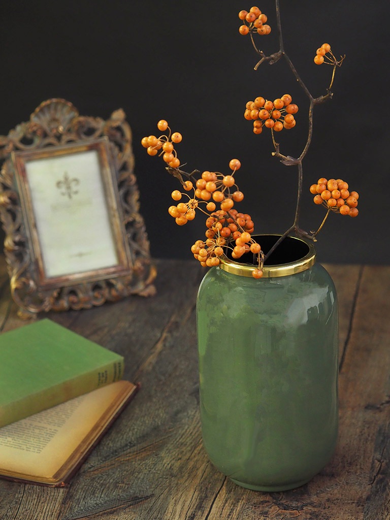 WAIBEL collection フラワーベース -花瓶-｜アンティークオリーヴ｜数量限定