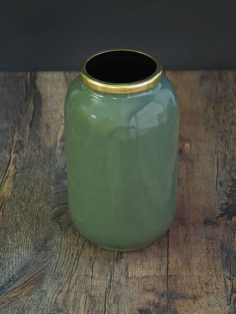 WAIBEL collection フラワーベース -花瓶-｜アンティークオリーヴ｜数量限定