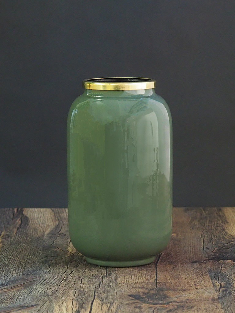 WAIBEL collection フラワーベース -花瓶-｜アンティークオリーヴ｜数量限定