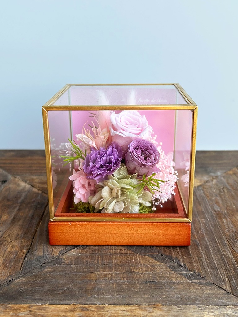 【エクスプレス便対象】Petit Jardin mini [フランボワーズ]｜プリザーブドフラワー