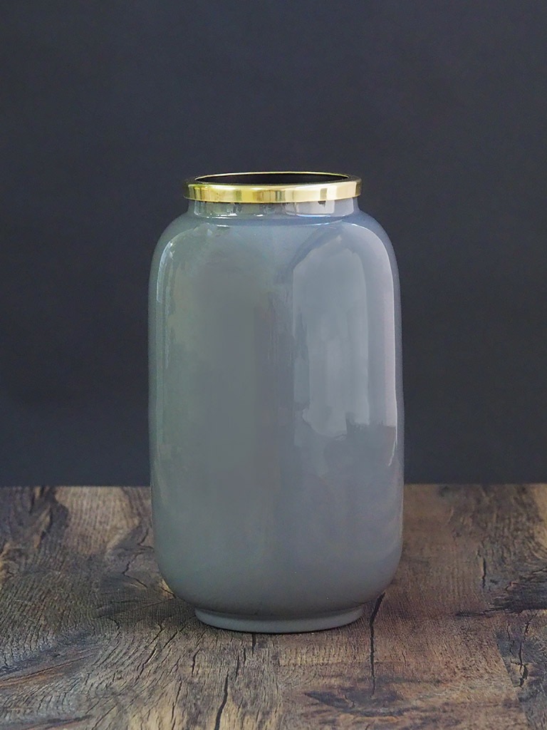 WAIBEL collection フラワーベース -花瓶-|ダークグレー|数量限定