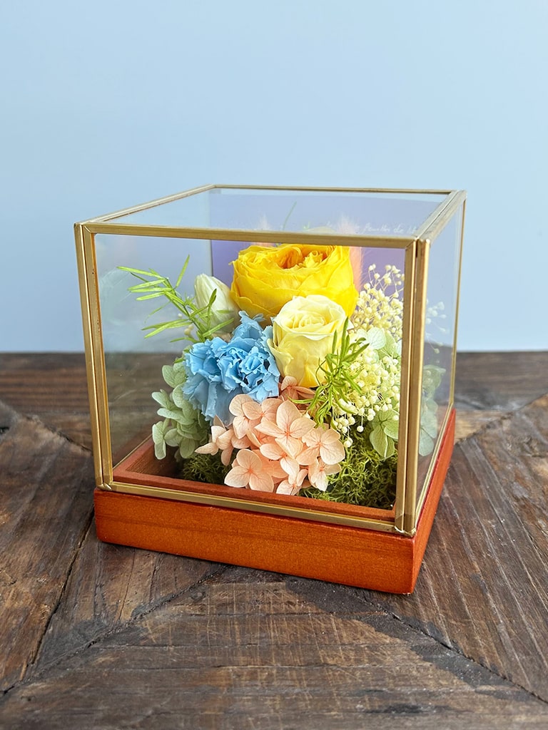 【エクスプレス便対象】Petit Jardin mini [シトロン]｜プリザーブドフラワー