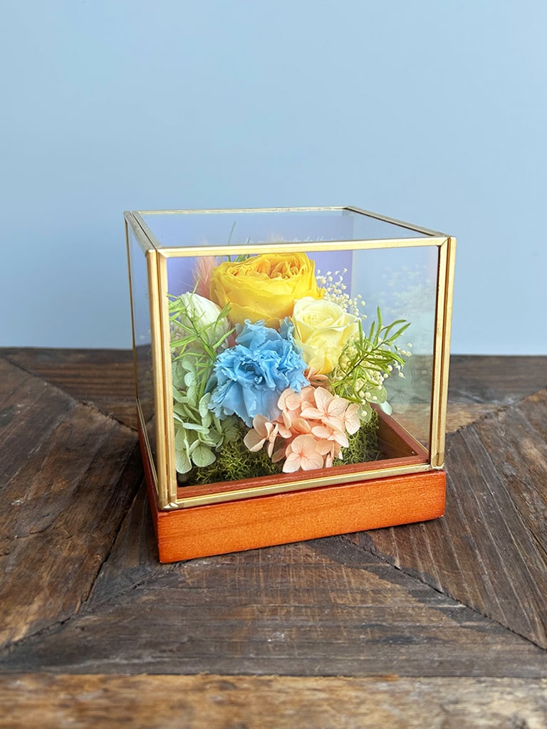 【エクスプレス便対象】Petit Jardin mini [シトロン]｜プリザーブドフラワー