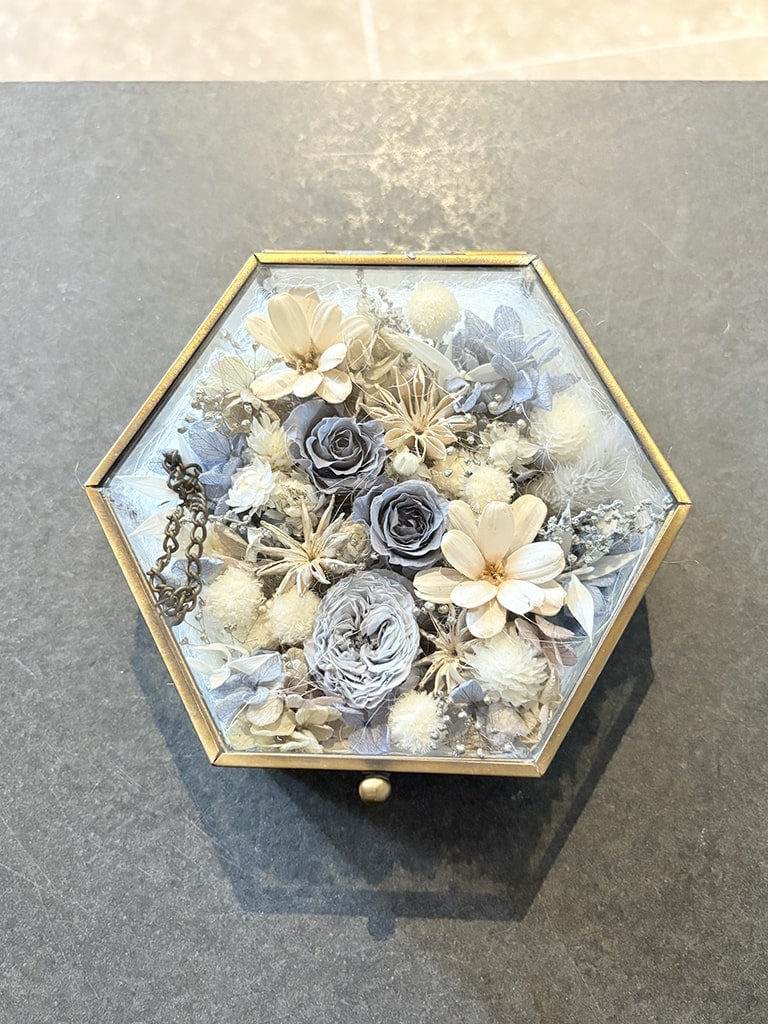 【大阪店オリジナル】Jardin hexagone ブルー｜送料込み*