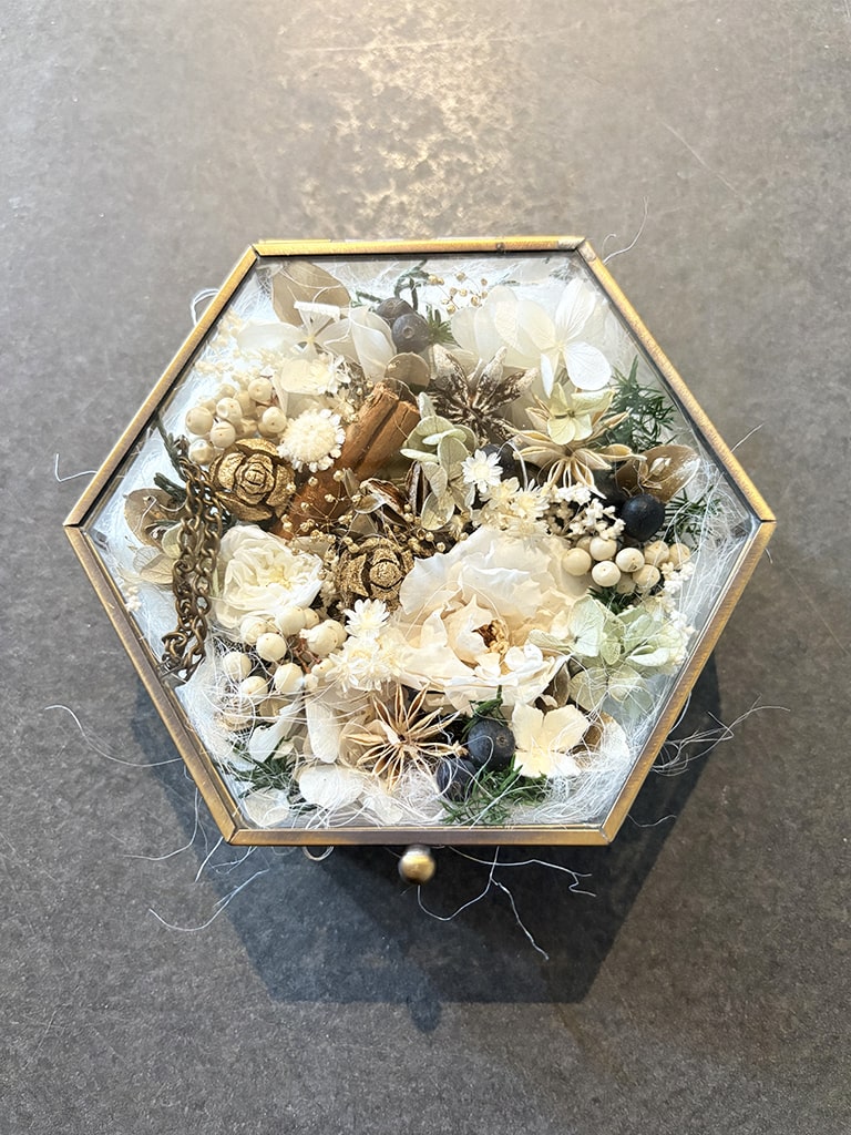 【大阪店オリジナル】Jardin hexagone ホワイト｜送料込み*