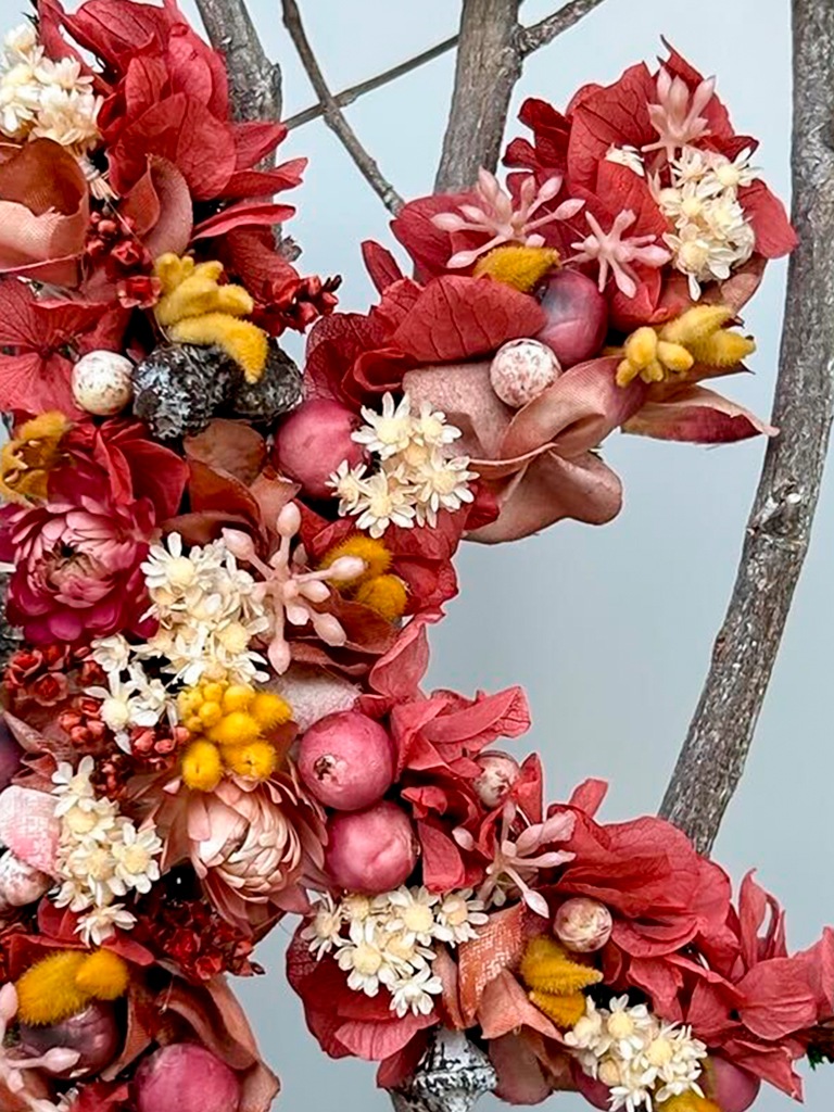 【一点もの| 店頭受取 | 大崎店限定 】プリザーブドフラワー|イニシャルフレーム「K」