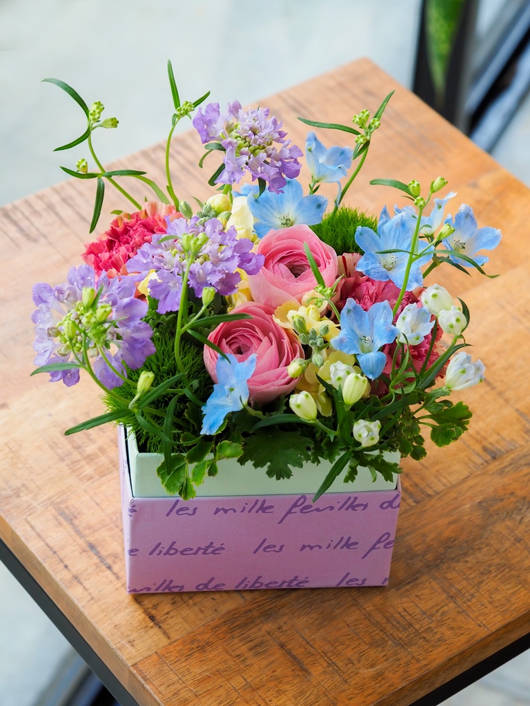 季節のBOXアレンジメント -Spring Ver.-