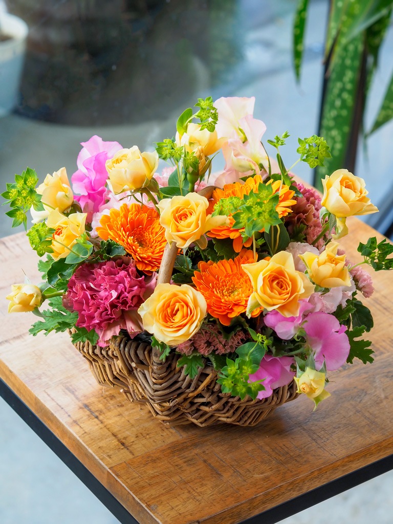 季節のパニエアレンジメント -Spring Ver.-