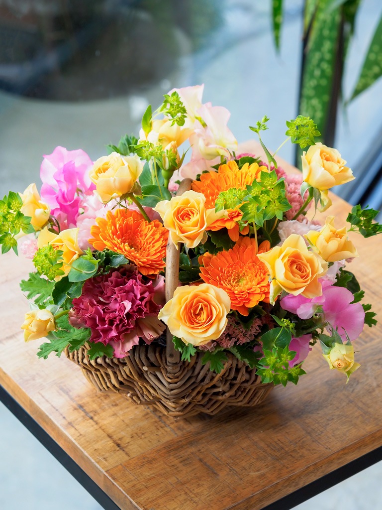 季節のパニエアレンジメント -Spring Ver.-