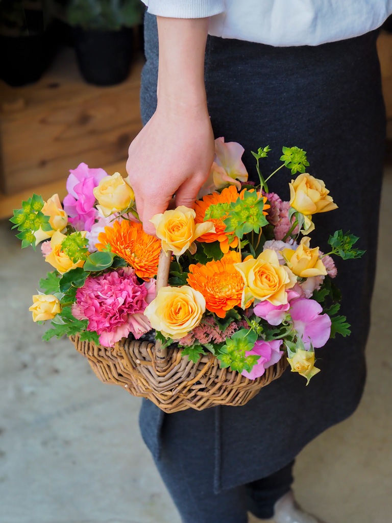 季節のパニエアレンジメント -Spring Ver.-