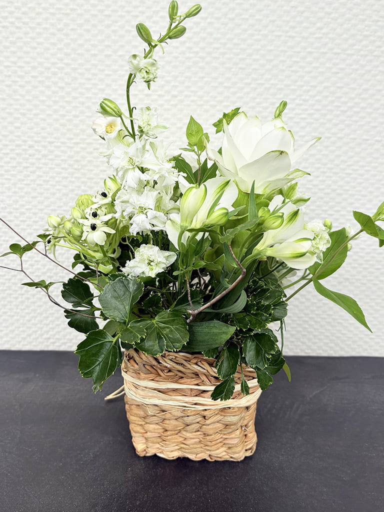 【大阪店限定｜店頭受取】ご供花｜Jardin Fleuri ブラン