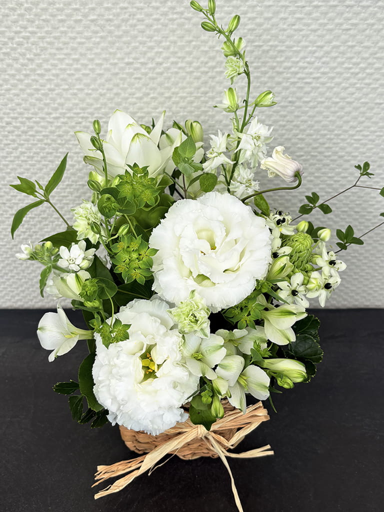 【大阪店限定｜店頭受取】ご供花｜Jardin Fleuri ブラン