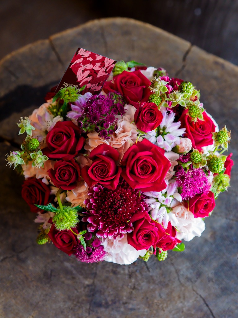 【大崎店限定｜店頭受取】季節のアレンジメント ｜Gateau de framboises -ガトー・ド・フランボワーズ-