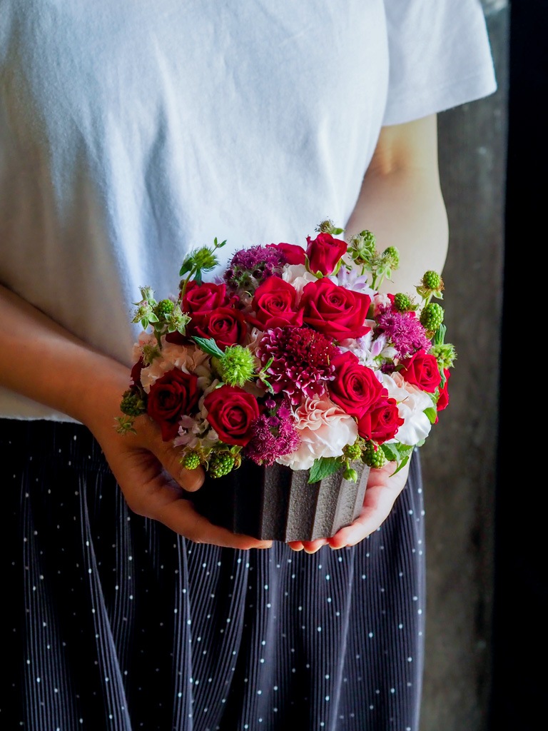 【大崎店限定｜店頭受取】季節のアレンジメント ｜Gateau de framboises -ガトー・ド・フランボワーズ-