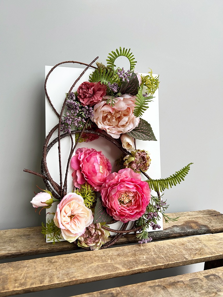 【一点もの| 店頭受取 | 大崎店限定 】フラワーフレーム｜ピンク