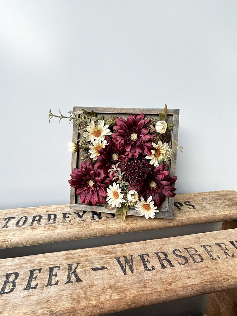 【一点もの】フラワーフレーム|ルージュ