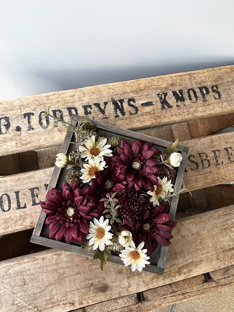 【一点もの| 店頭受取 | 大崎店限定 】フラワーフレーム｜ルージュ