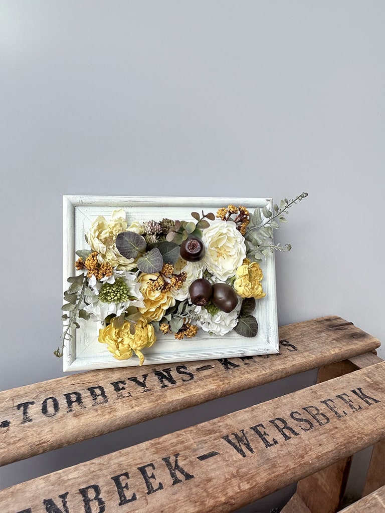 【一点もの | 店頭受取 | 大崎店限定 】フラワーフレーム｜イエロー