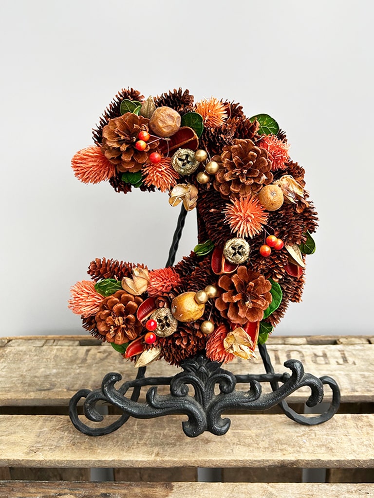 季節のナチュラルリース