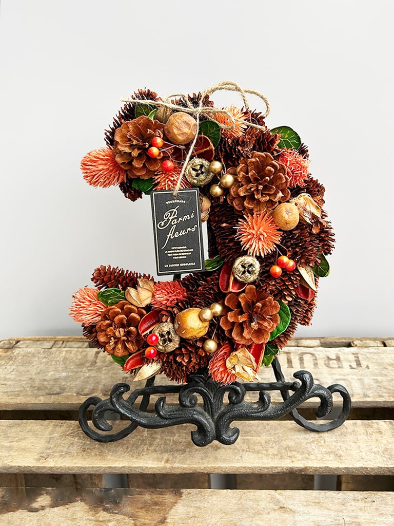 季節のナチュラルリース