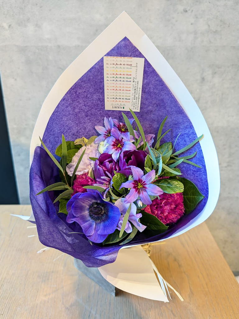 【亀戸店限定｜店頭受取】推しへ届け！ 押しカラーブーケ