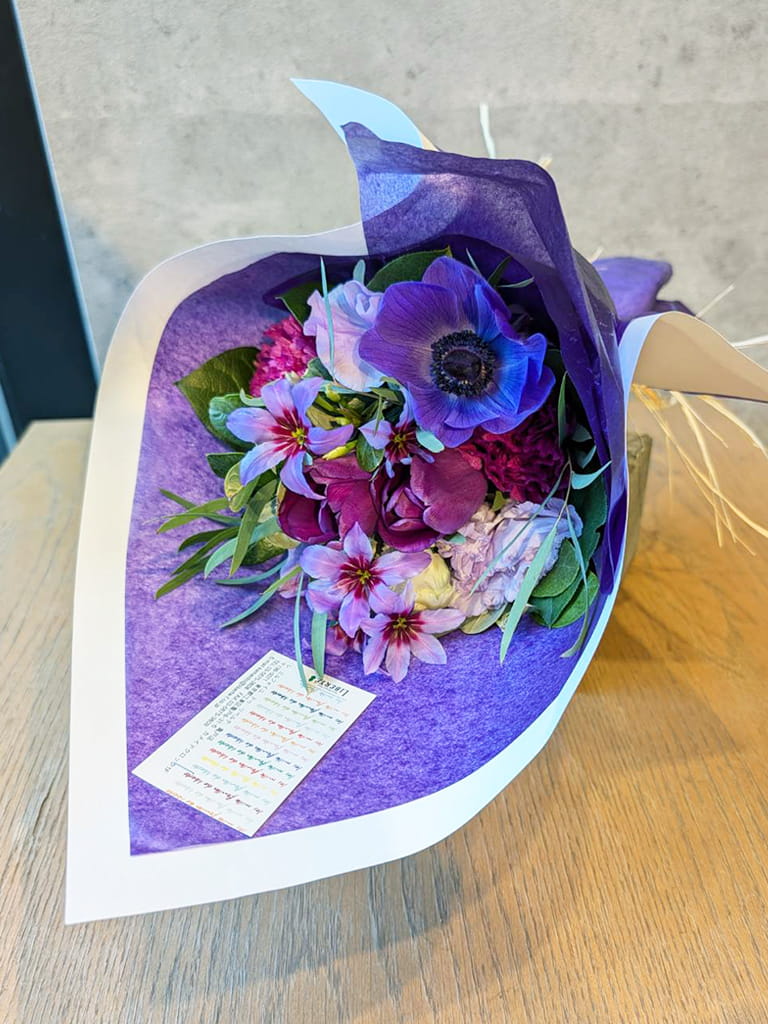 【亀戸店限定｜店頭受取】推しへ届け！ 押しカラーブーケ